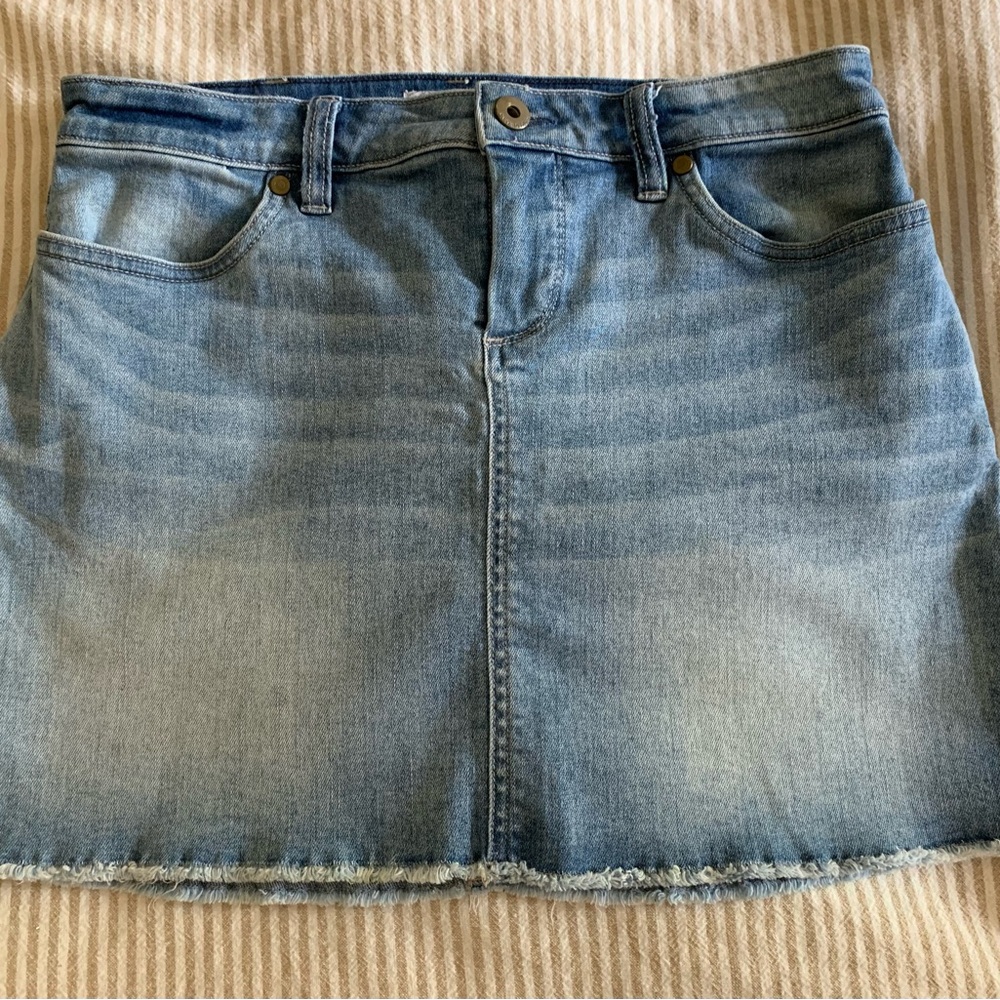 Carve Designs Blue Mini A-Line Skirt